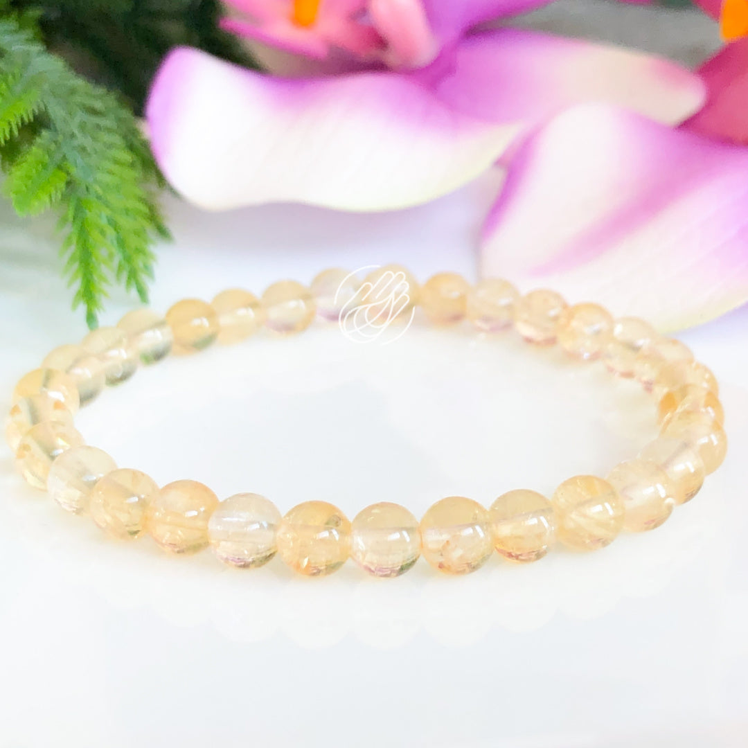 Natural Citrine Gemstone Bracelet