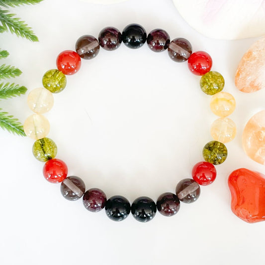 Leo Zodiac Crystal Bracelet