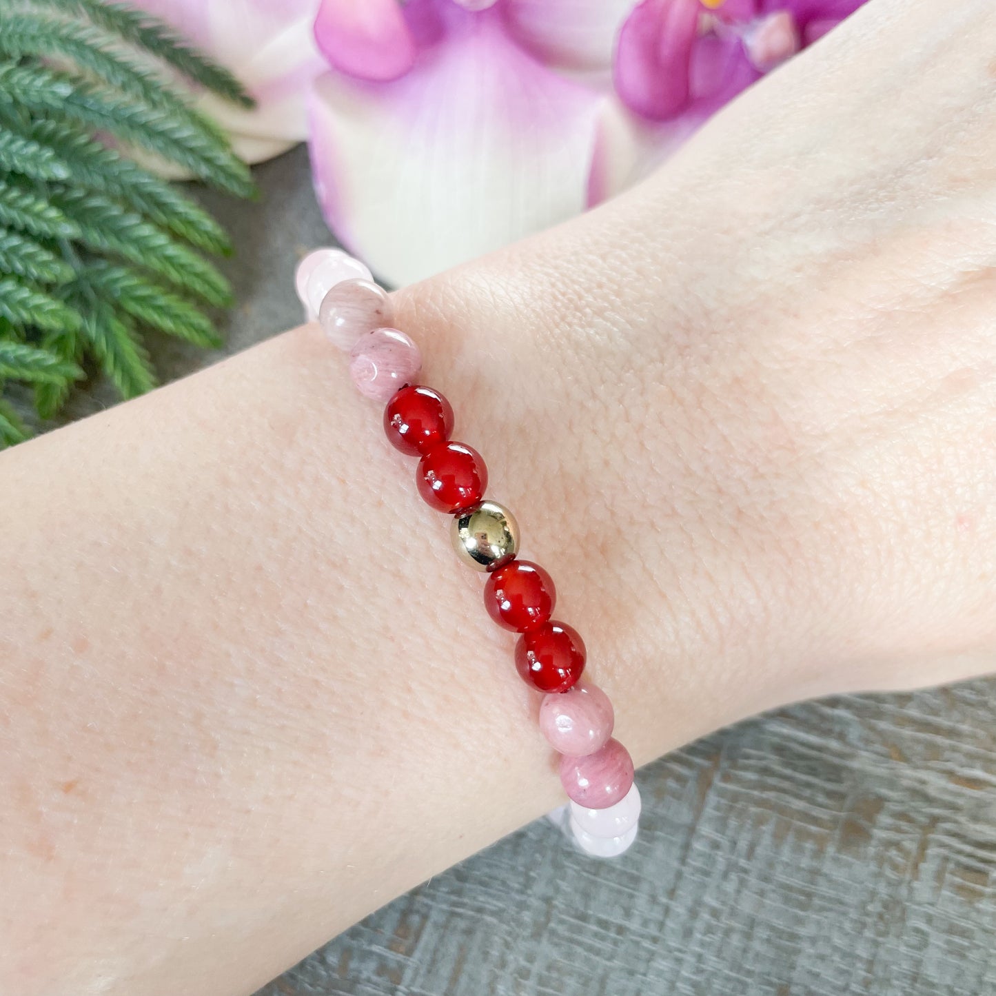 Love Spell Bracelet on woman's wrist