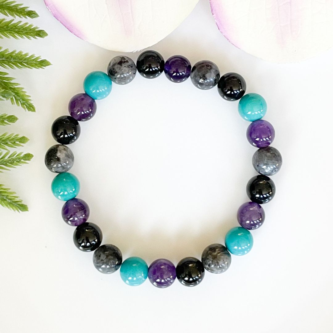Overhead view of Sagittarius Zodiac Bracelet