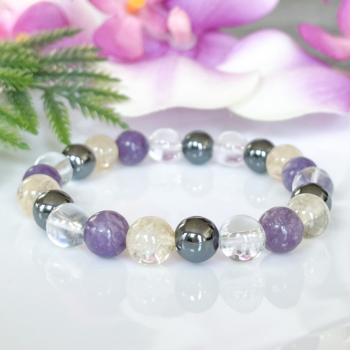 Virgo Zodiac Gemstone Bracelet