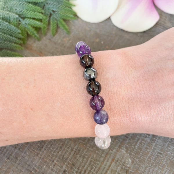 Anxiety Support and Stress Relief Crystal Bracelet