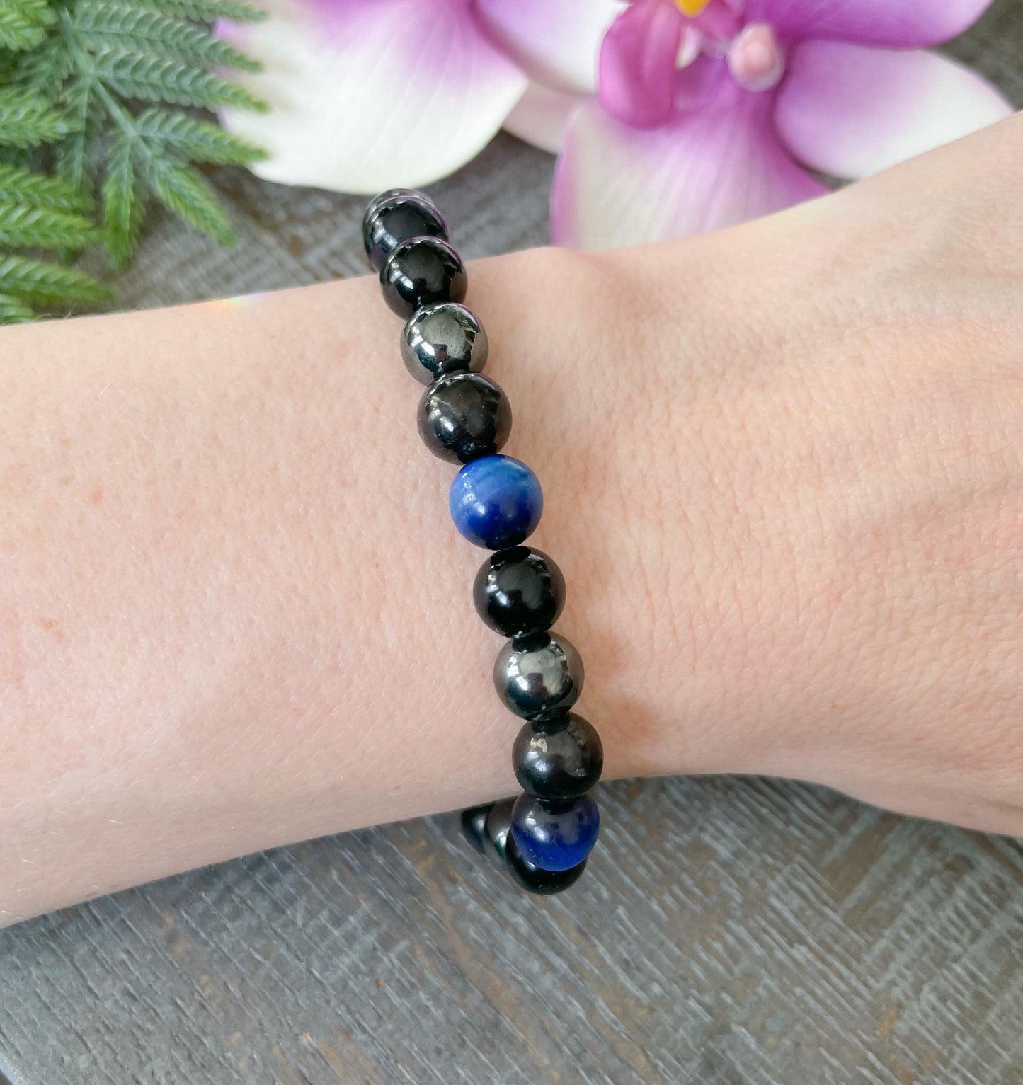 Anxiety Support Gemstone Bracelet for Men