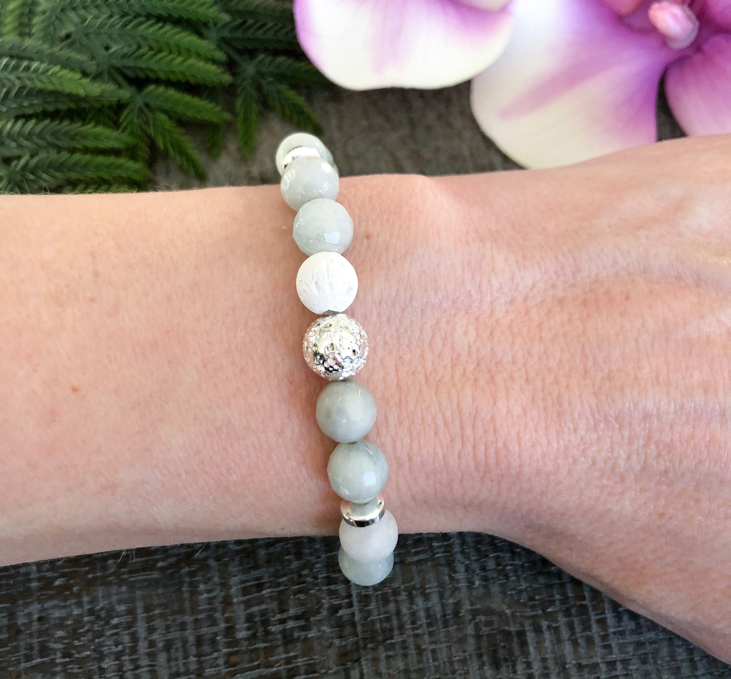 Aquamarine Essential Oil Diffuser Bracelet