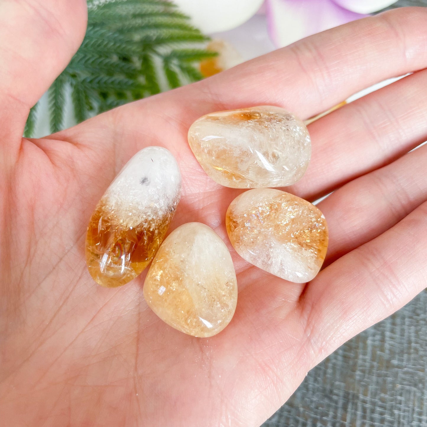 Citrine Crystal SMALL Tumbled Stone