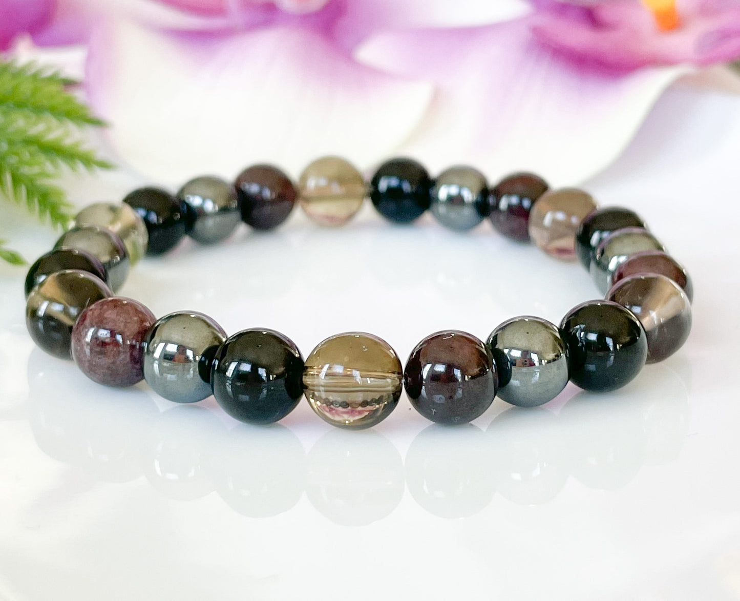 Root Chakra Crystal Bracelet