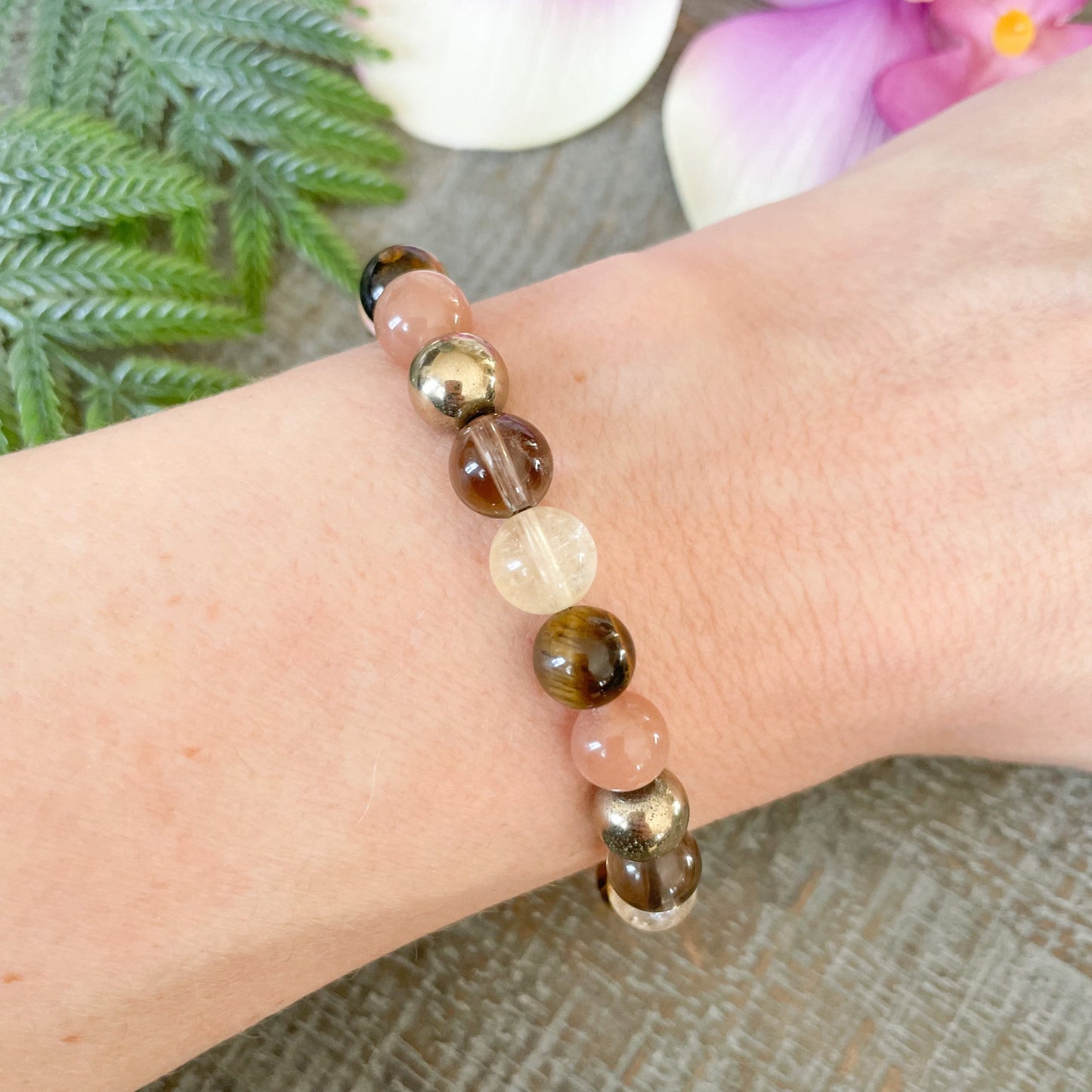 Solar Plexus Chakra Crystal Bracelet