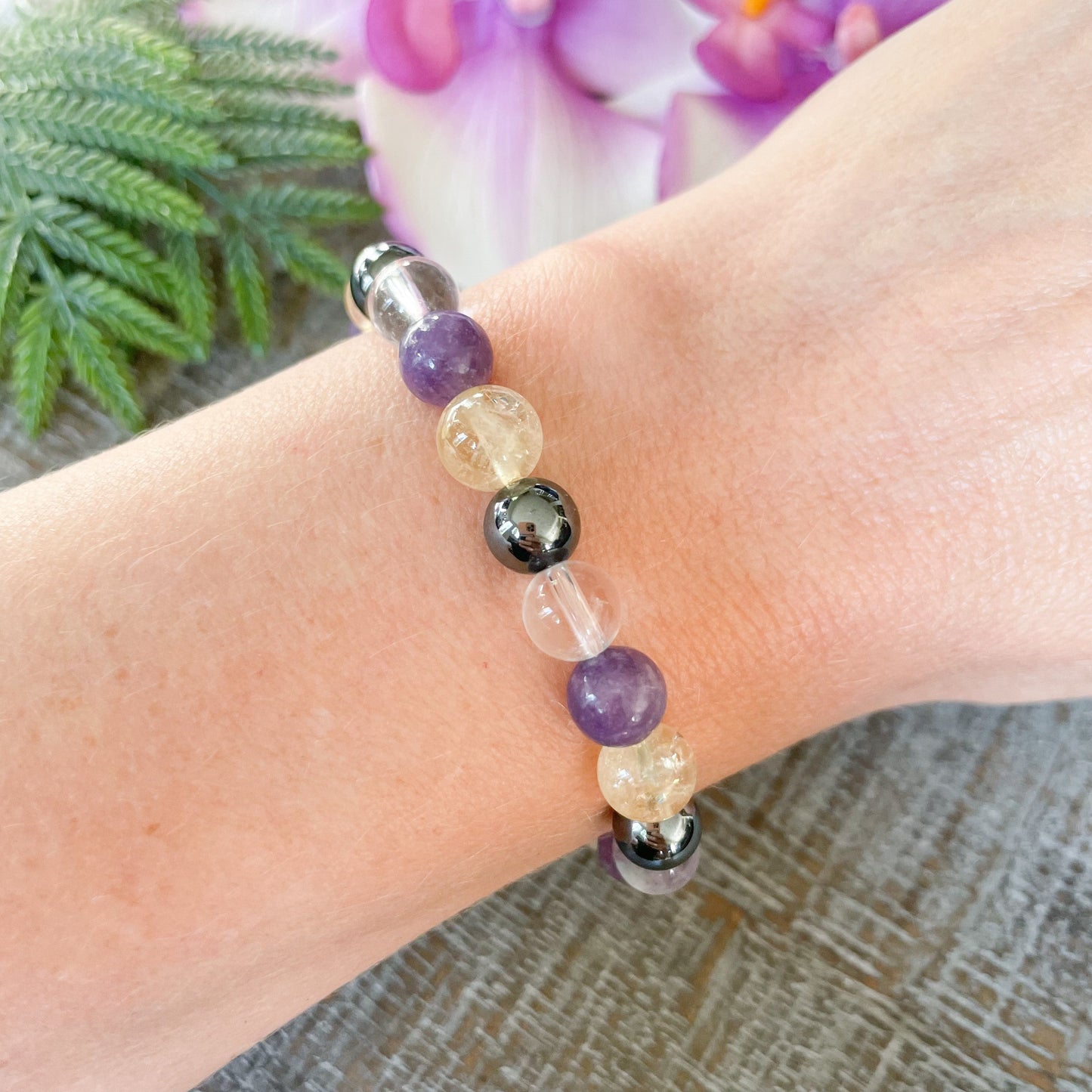Virgo Zodiac Gemstone Bracelet