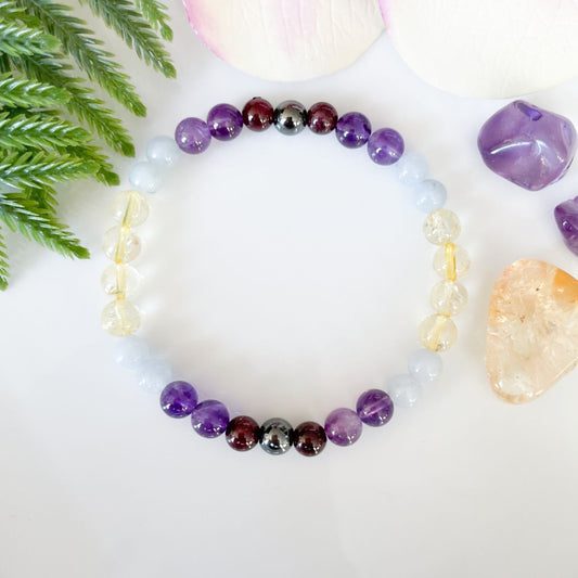 6mm Aries Zodiac Bracelet
