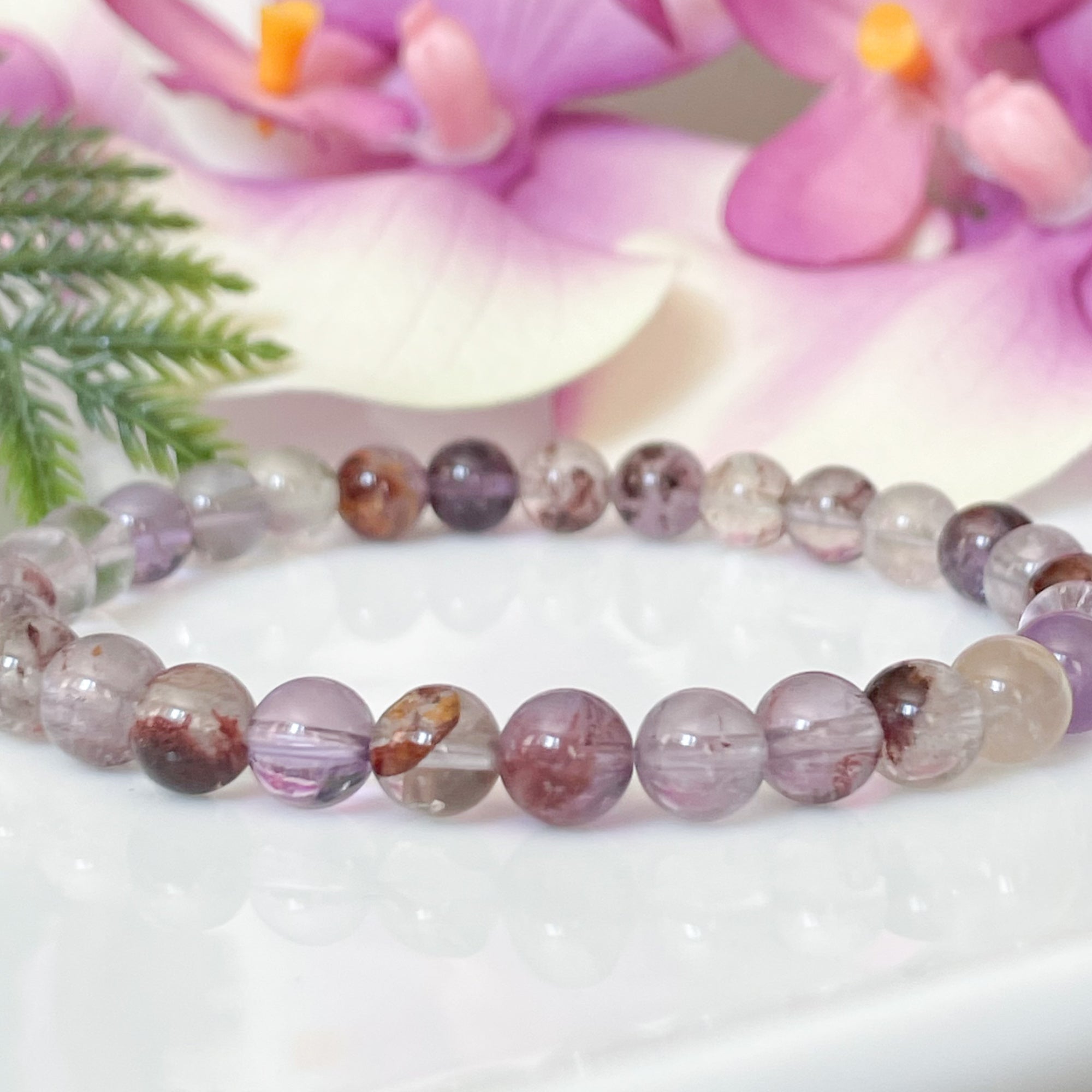 6mm super seven gemstone bracelet