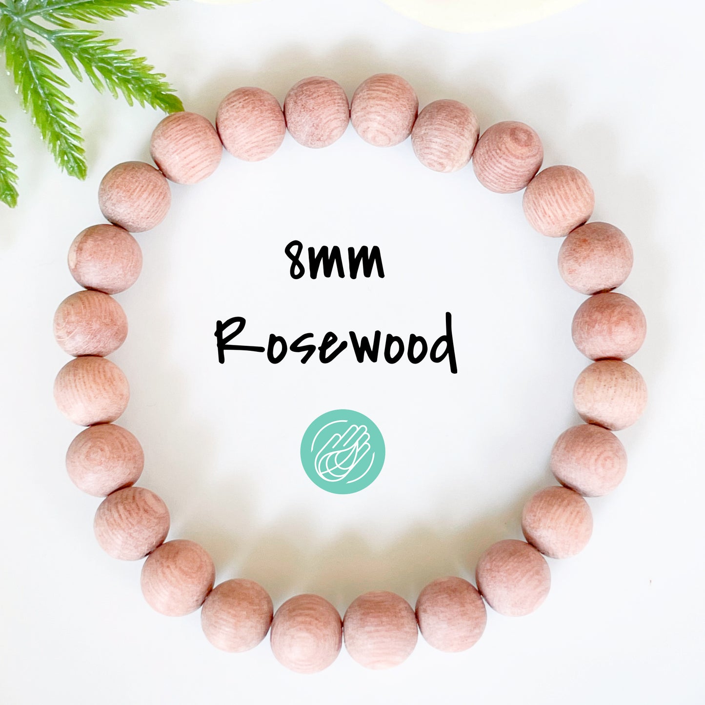 Natural Rosewood Mala Bracelet