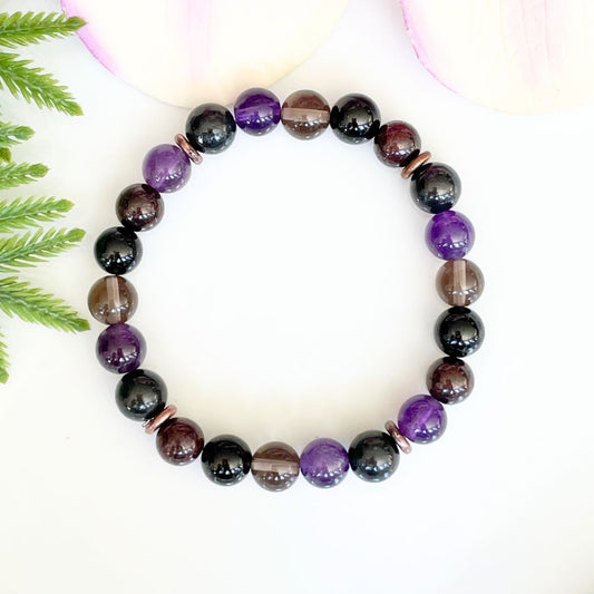Empath Support and Protection Bracelet Overhead view