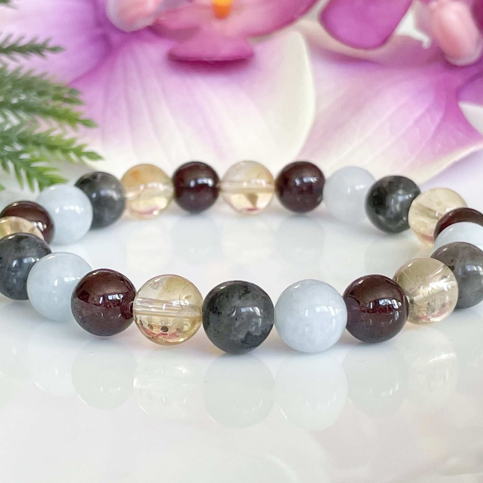 Scorpio Zodiac Gemstone Bracelet