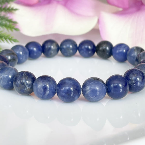Genuine Sodalite Gemstone Bracelet