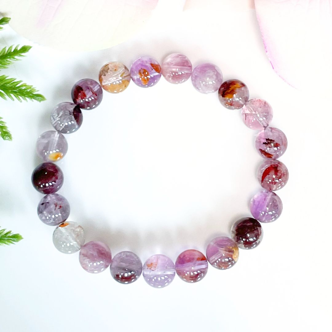 8mm Super Seven Melody Stone Bracelet