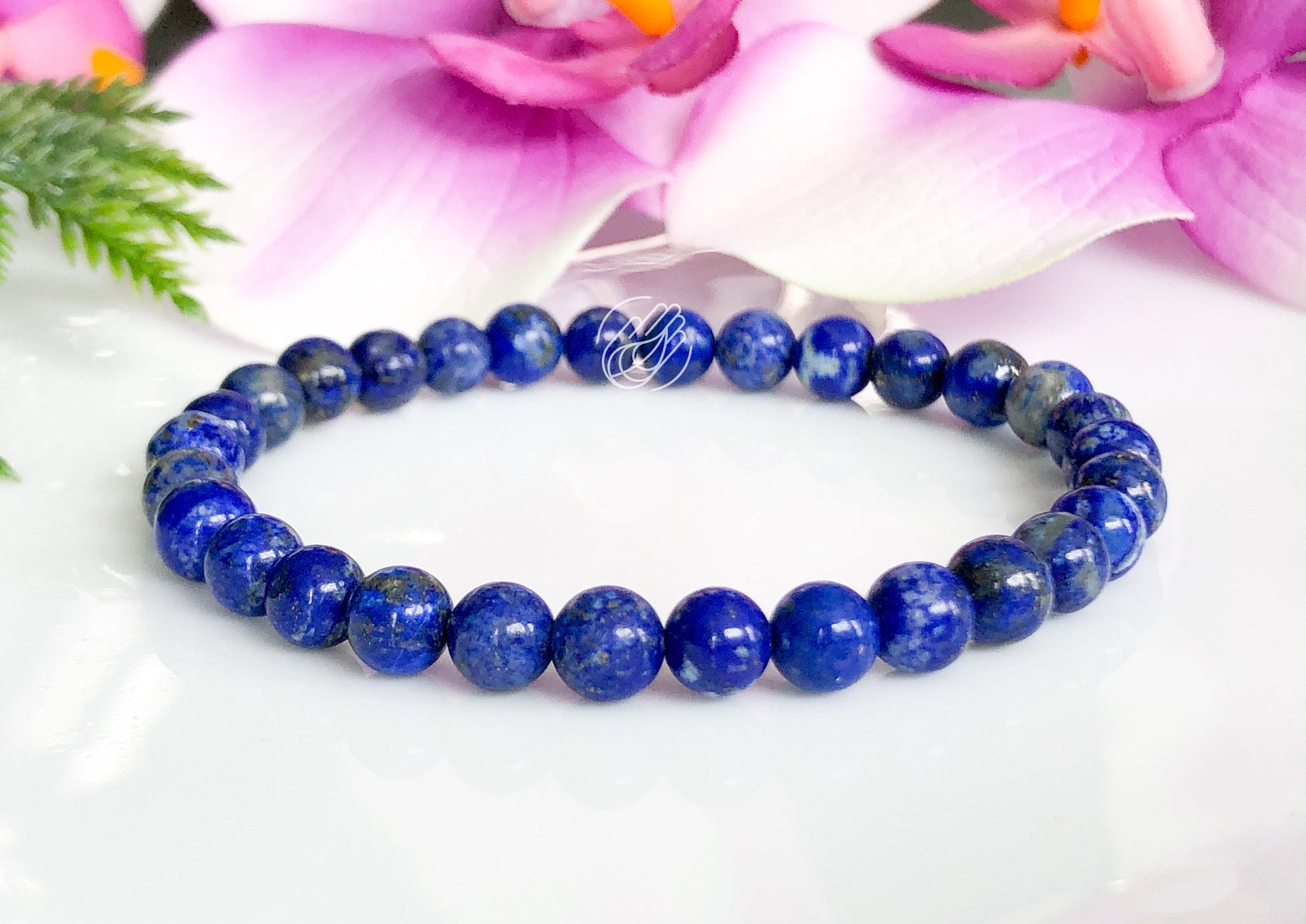 6mm Genuine Lapis Lazuli Bracelet