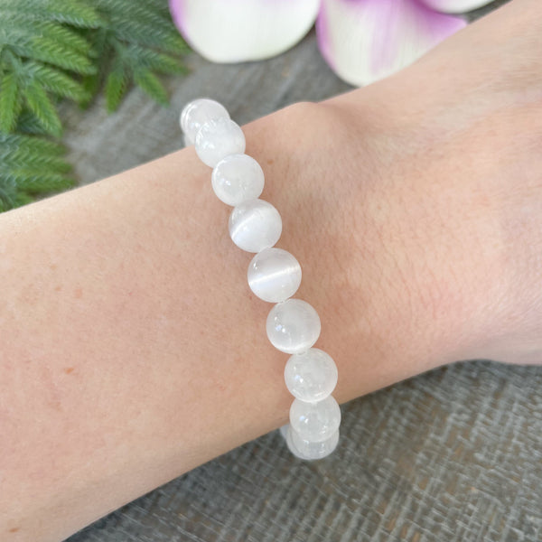 AAA Grade Selenite Healing Crystal Bracelet