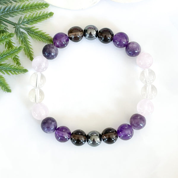 Anxiety Support and Stress Relief Crystal Bracelet