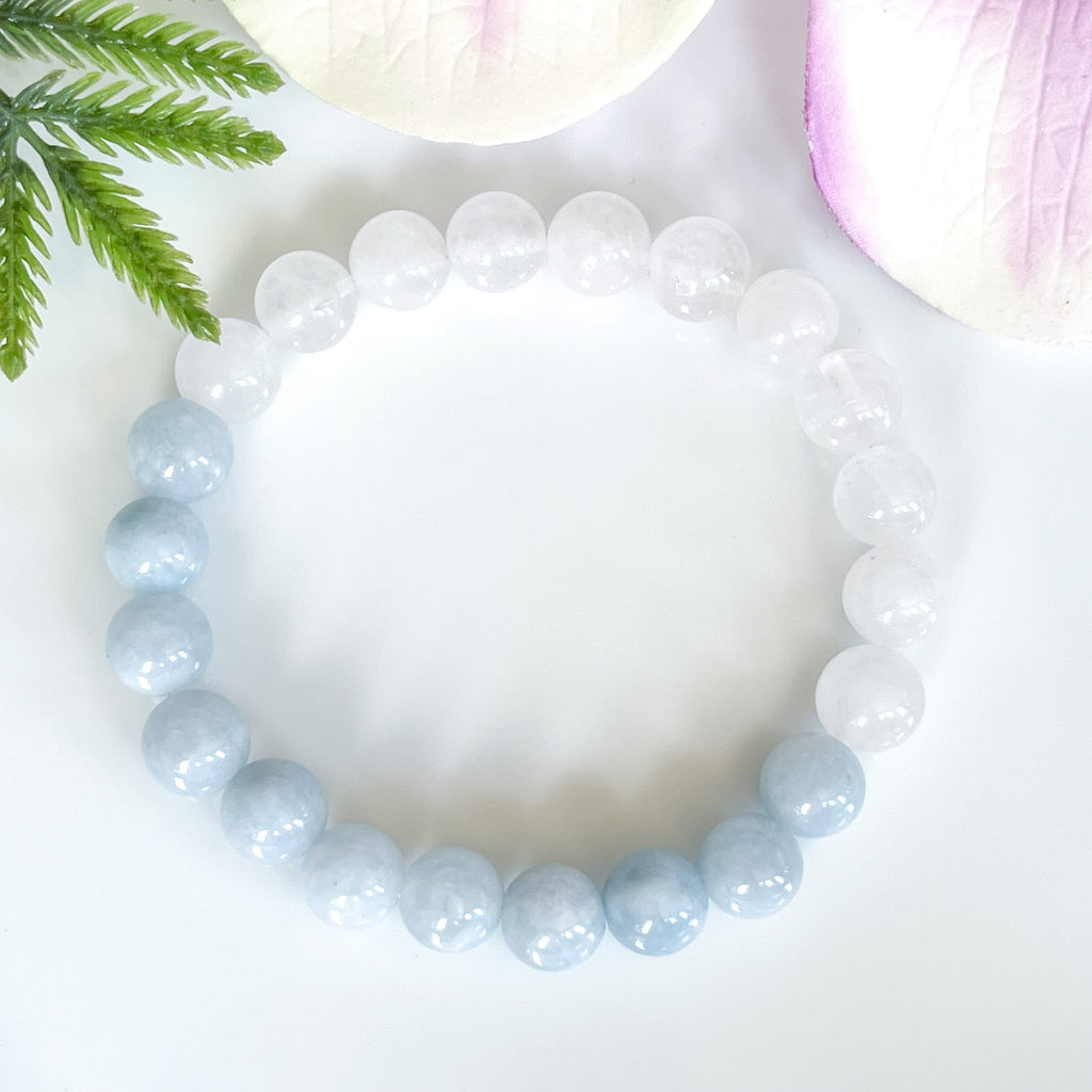 Aquamarine Bracelet – Karmic Crystal
