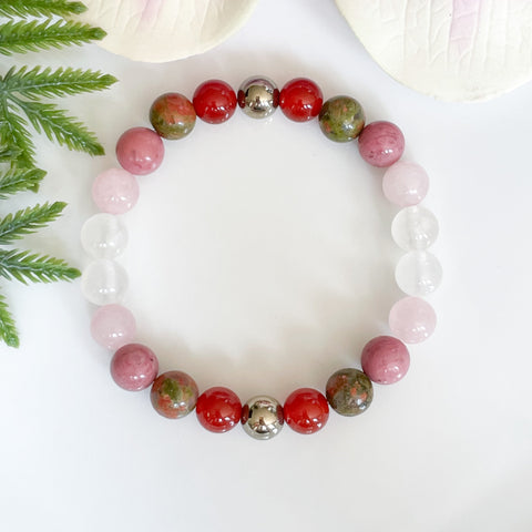 Healthy Pregnancy Crystal Bracelet for Mom's to Be