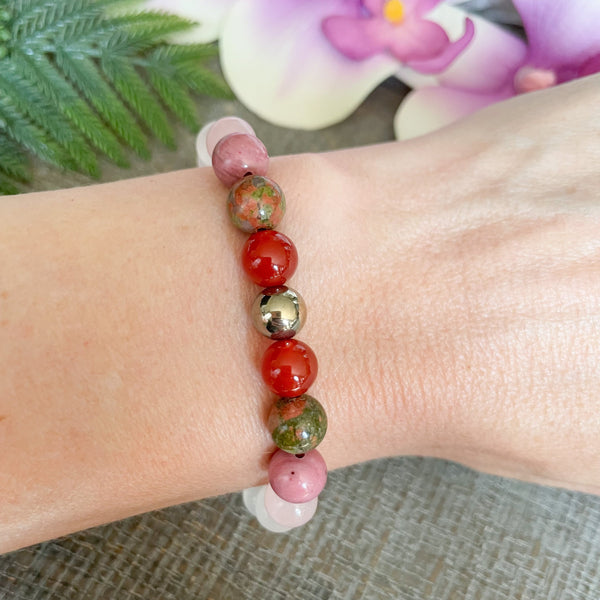 Healthy Pregnancy Crystal Bracelet for Mom's to Be