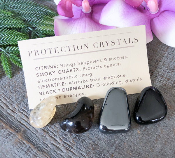 Protection Crystals for Home Set